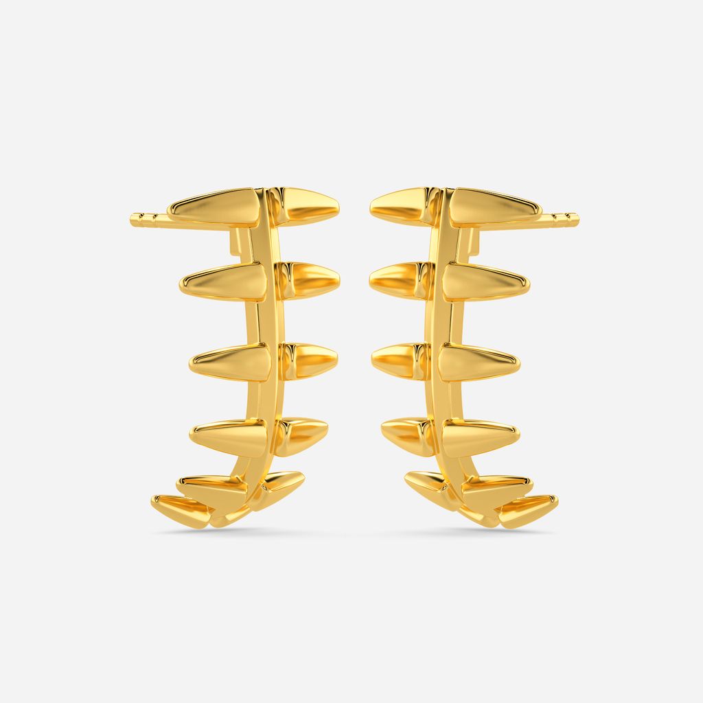 Zipped Sojourn Gold Earrings