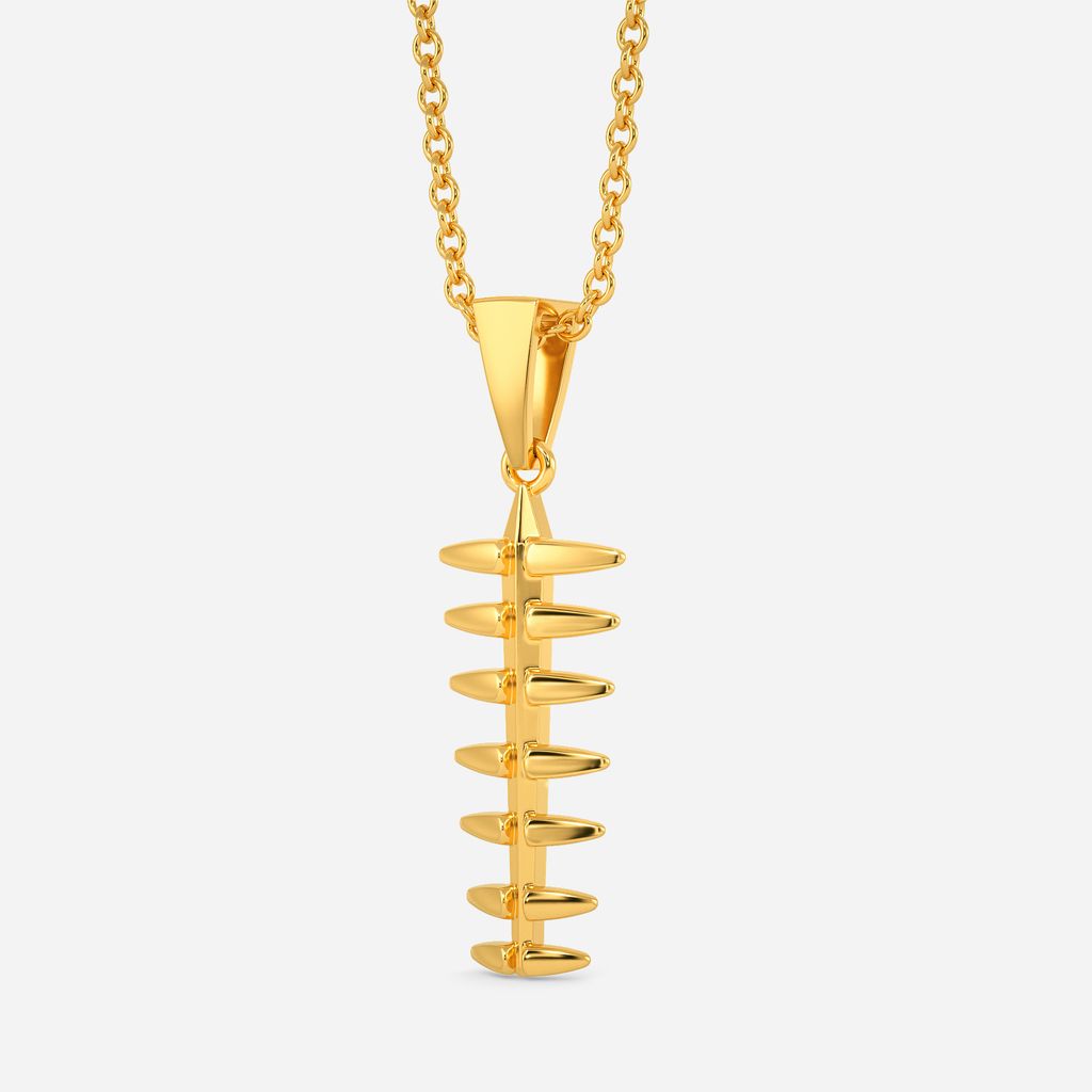 Zipped Sojourn Gold Pendants
