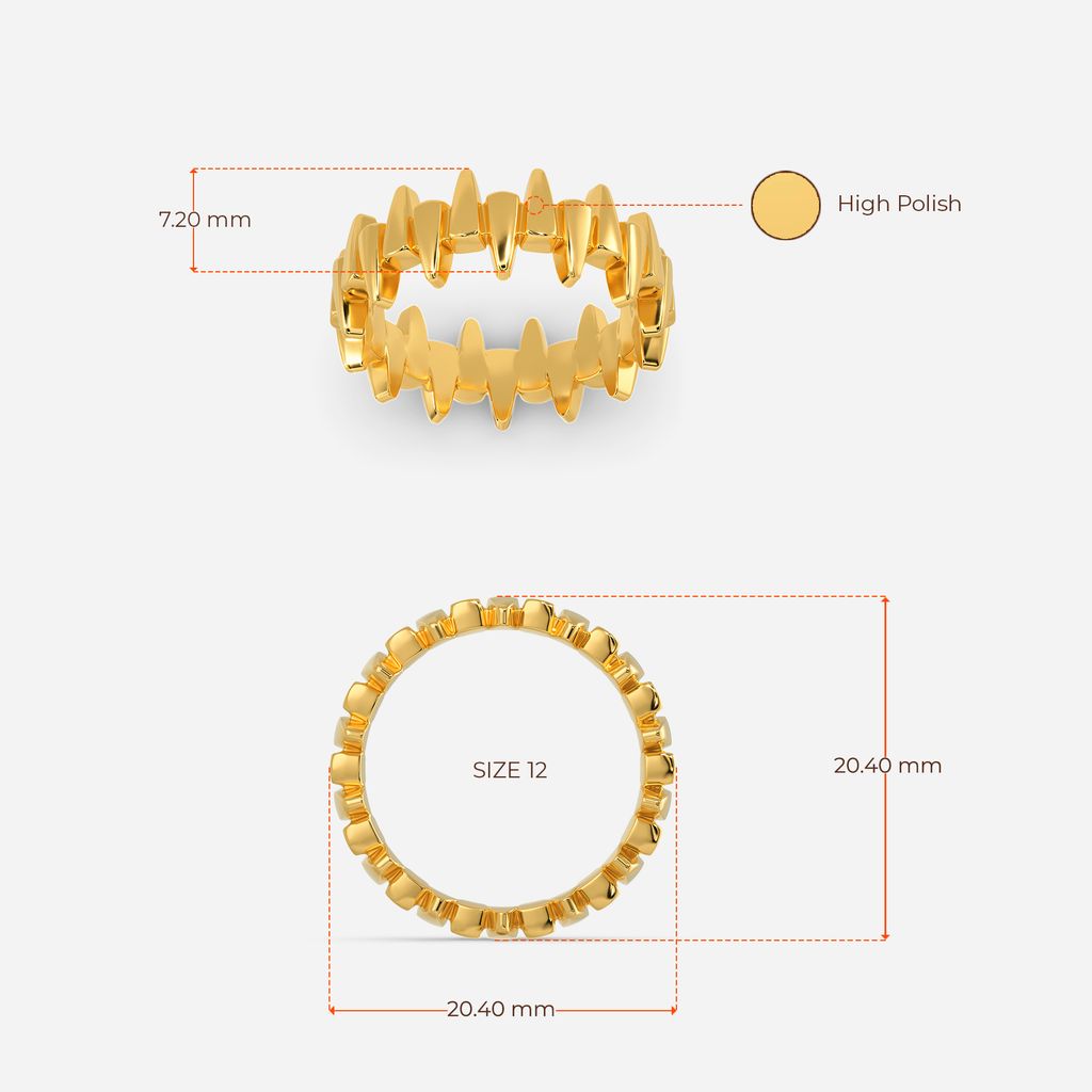 Zip Trips Gold Rings image