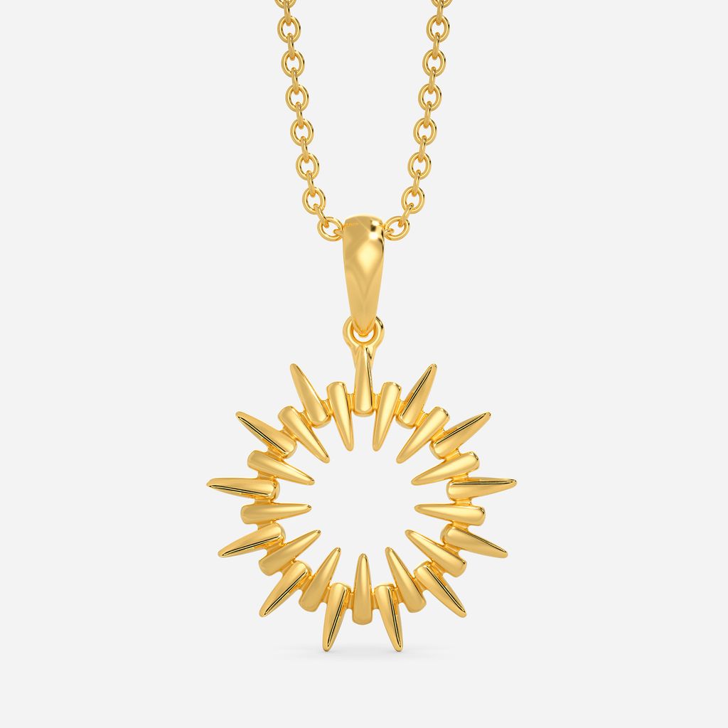 Waspy Zippers Gold Pendants