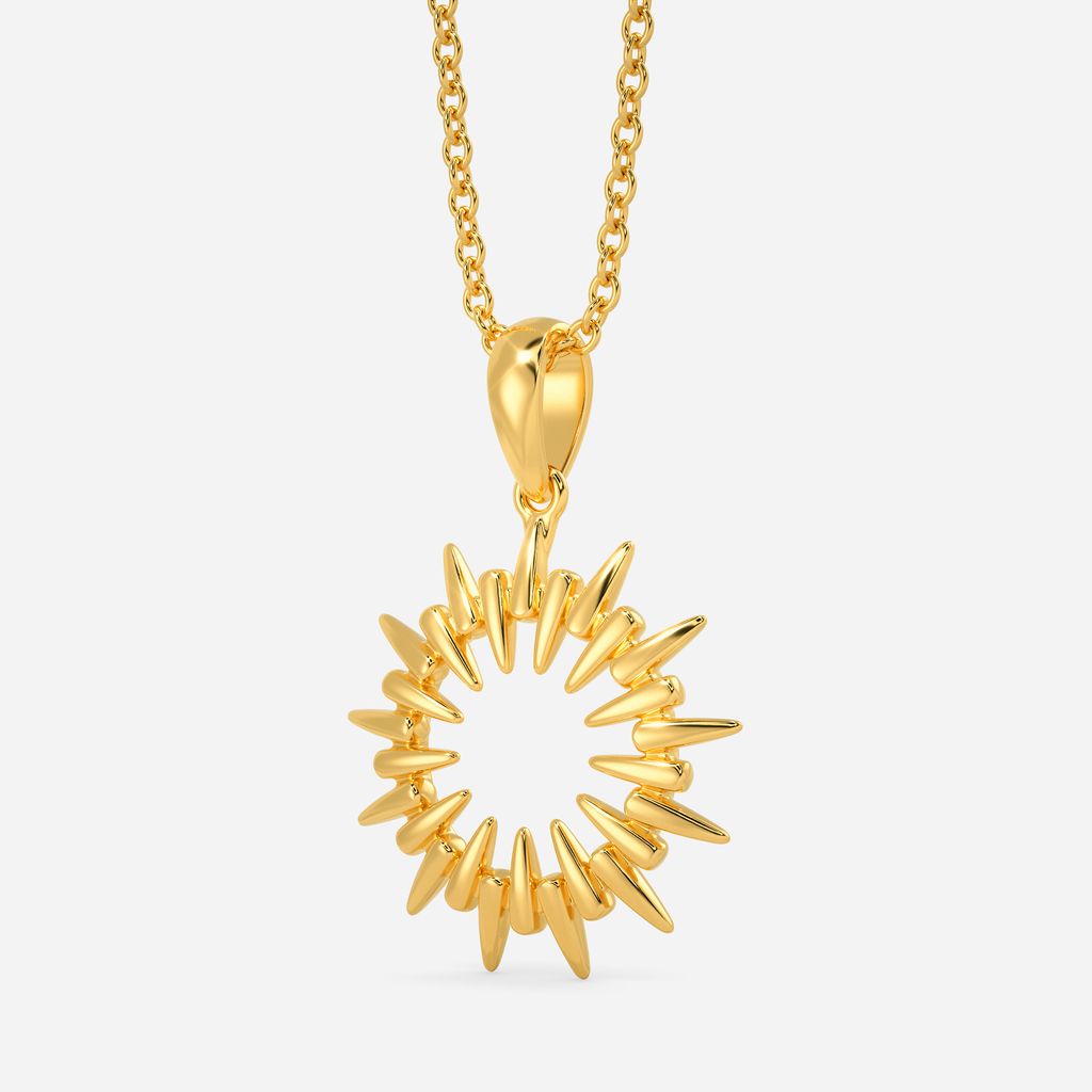 Waspy Zippers Gold Pendants