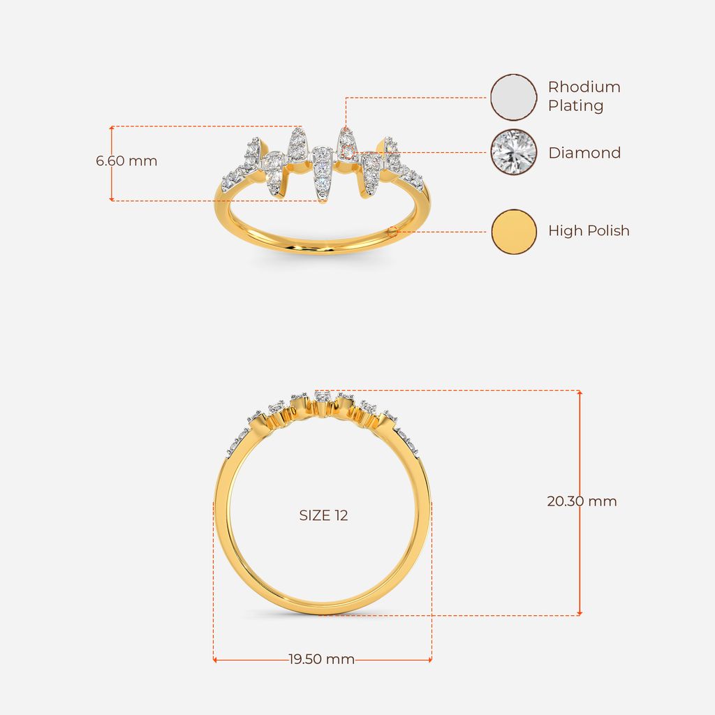Slide Statement Diamond Rings image