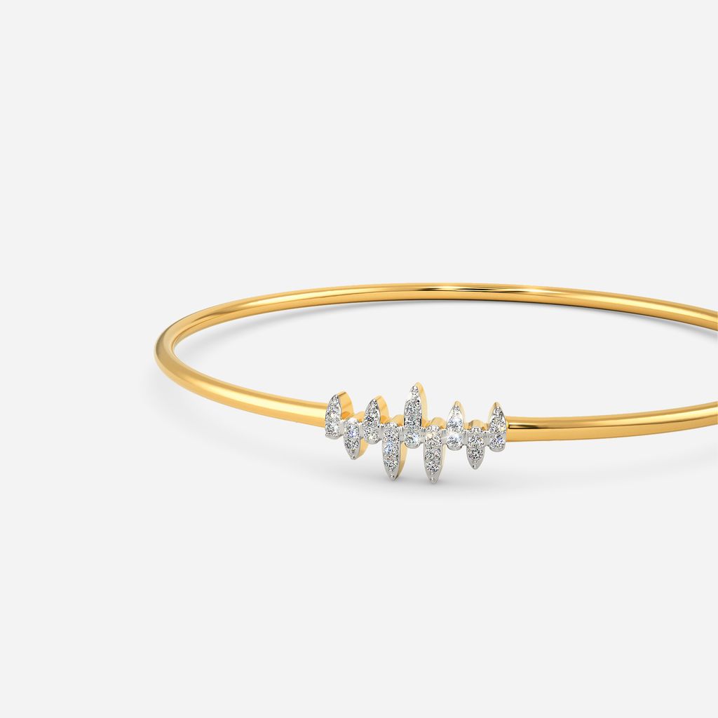 Slide Statement Diamond Bangles