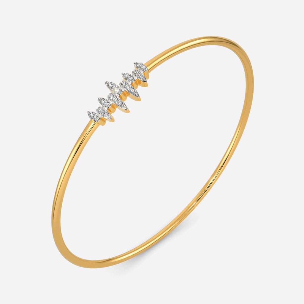 Slide Statement Diamond Bangles