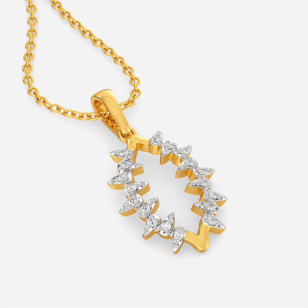 Zip n Zoom Diamond Pendants