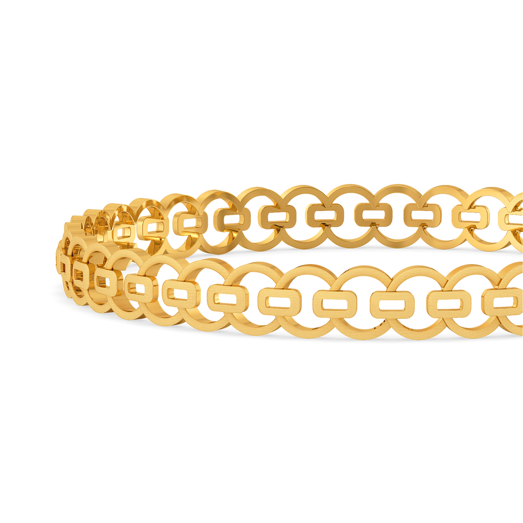 Modern Utility Gold Bangles