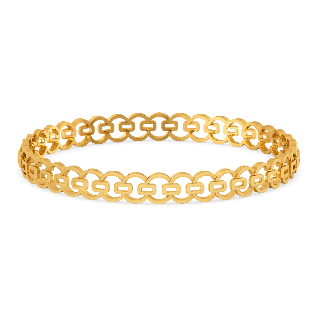 Modern Utility Gold Bangles