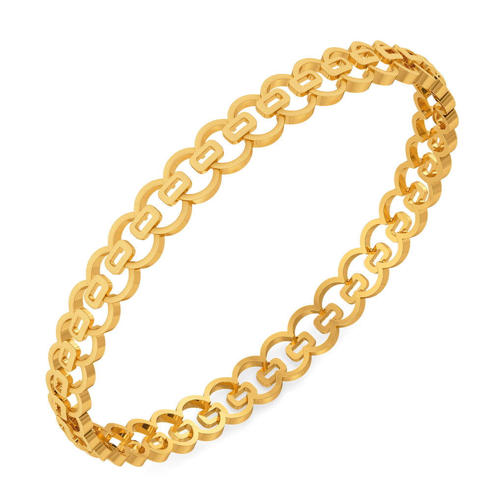 Modern Utility Gold Bangles