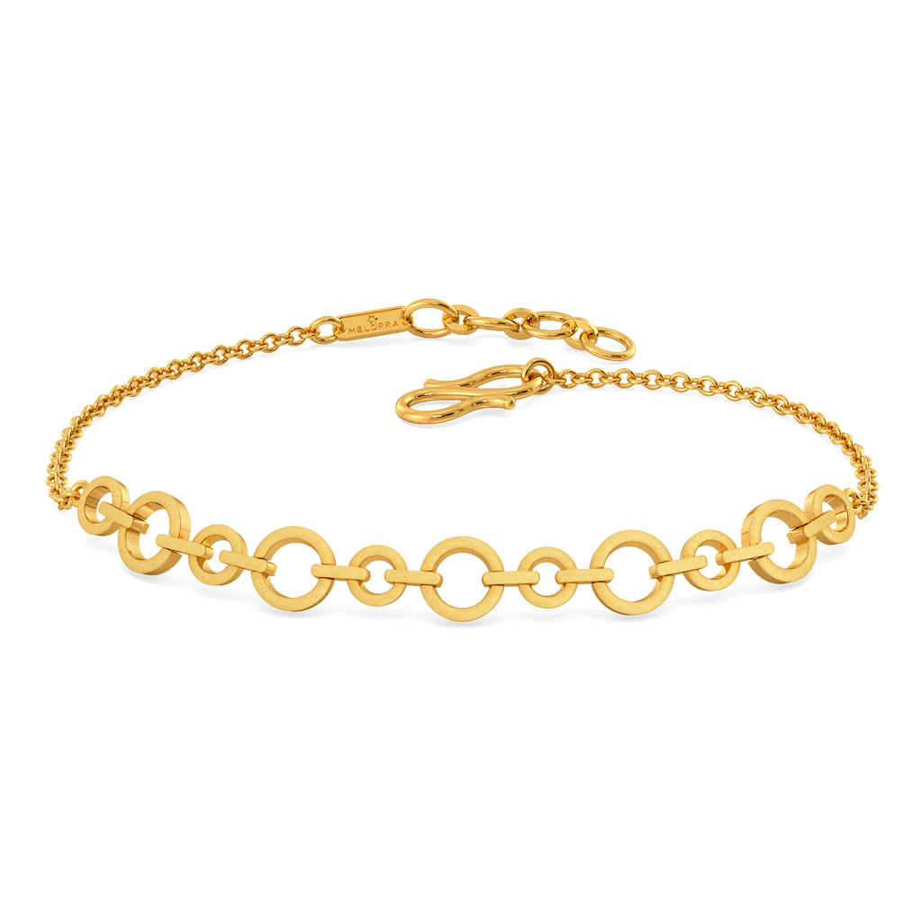 Structured Luxe Gold Bracelets