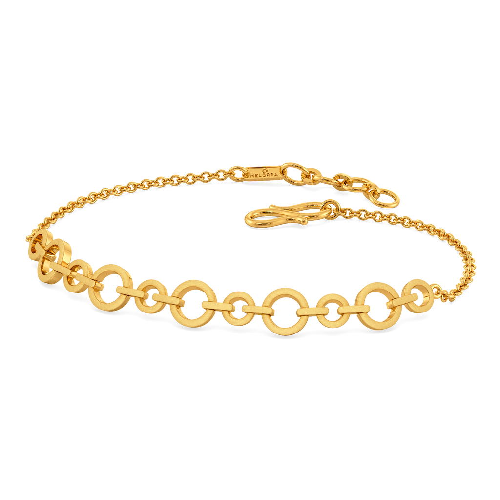 Structured Luxe Gold Bracelets