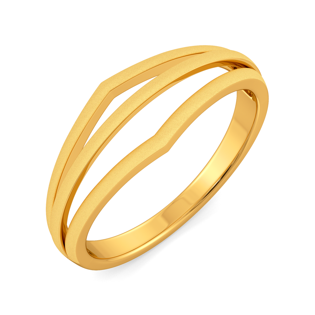 Function Meets Form Gold Rings