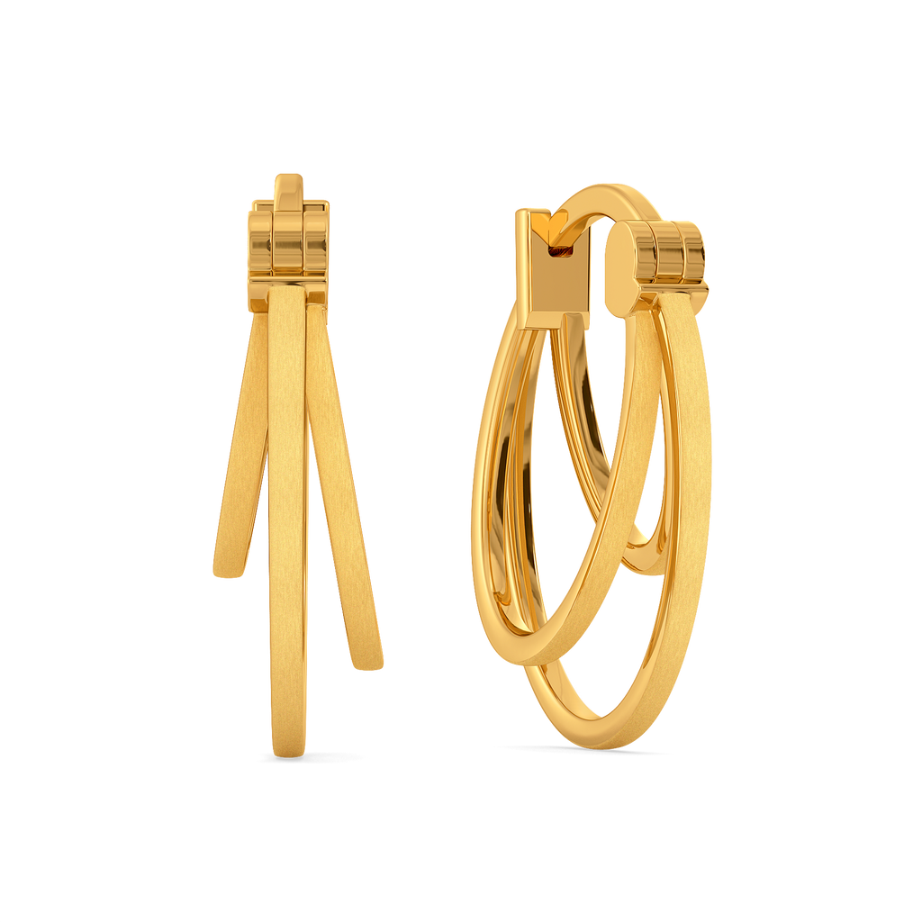 Function Meets Form Gold Earrings