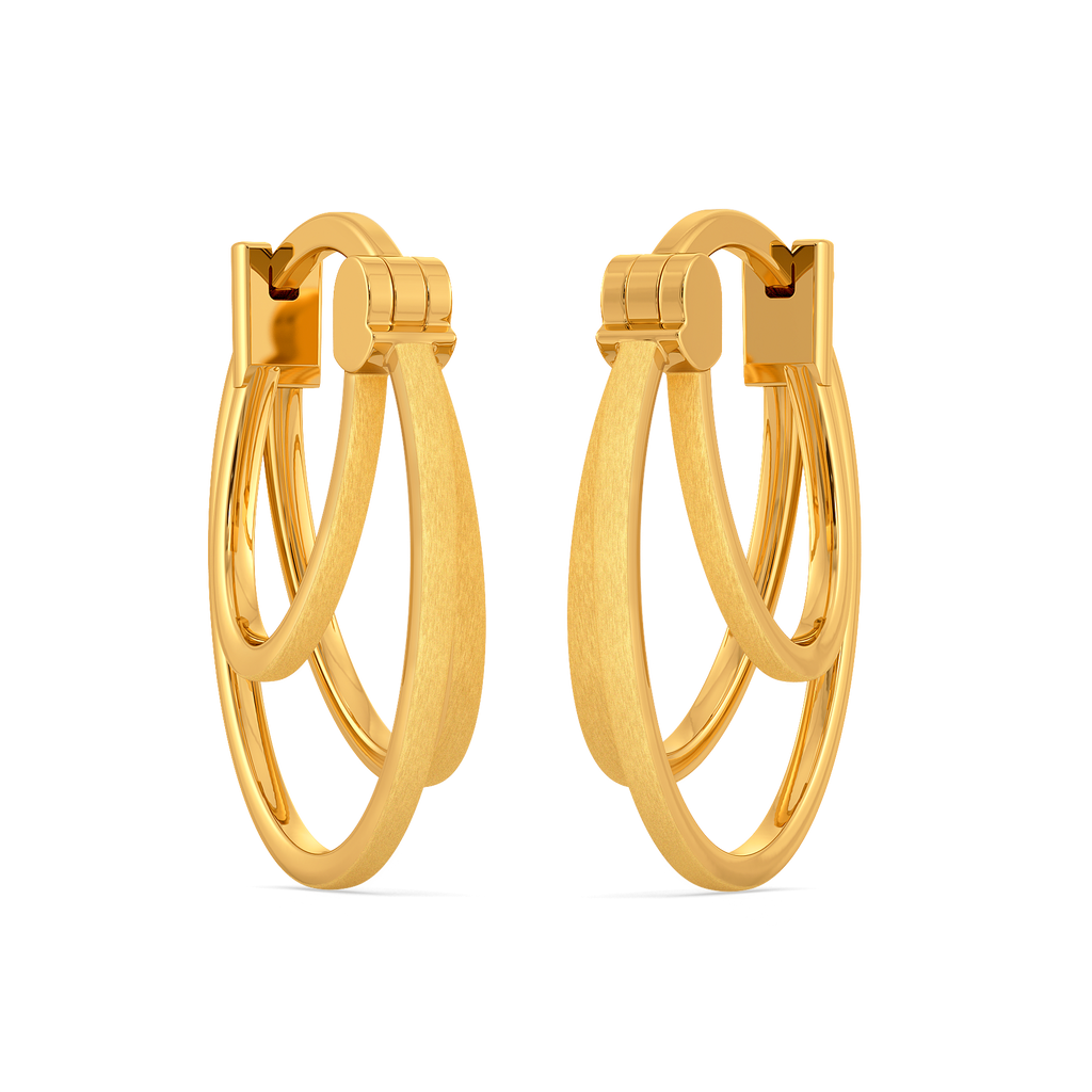 Function Meets Form Gold Earrings