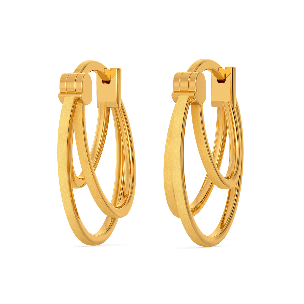 Function Meets Form Gold Earrings