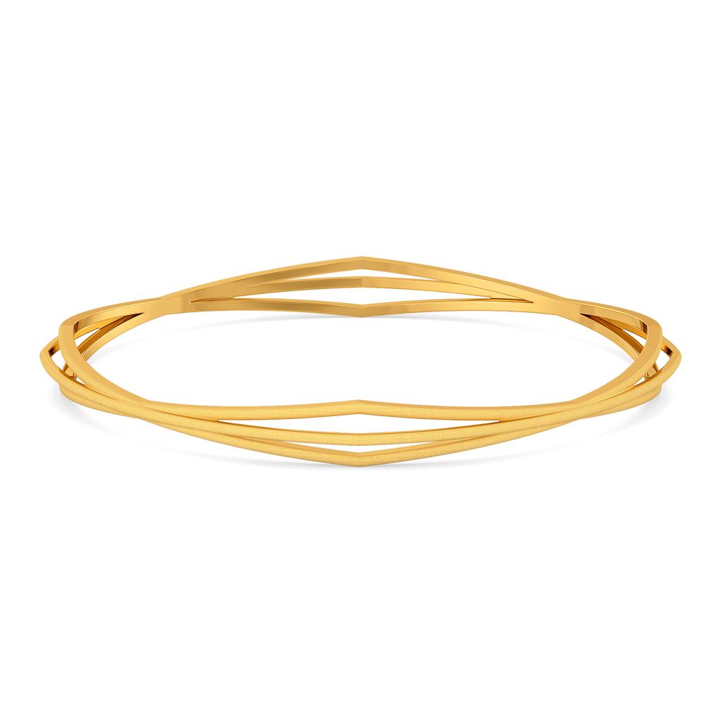 Function Meets Form Gold Bangles