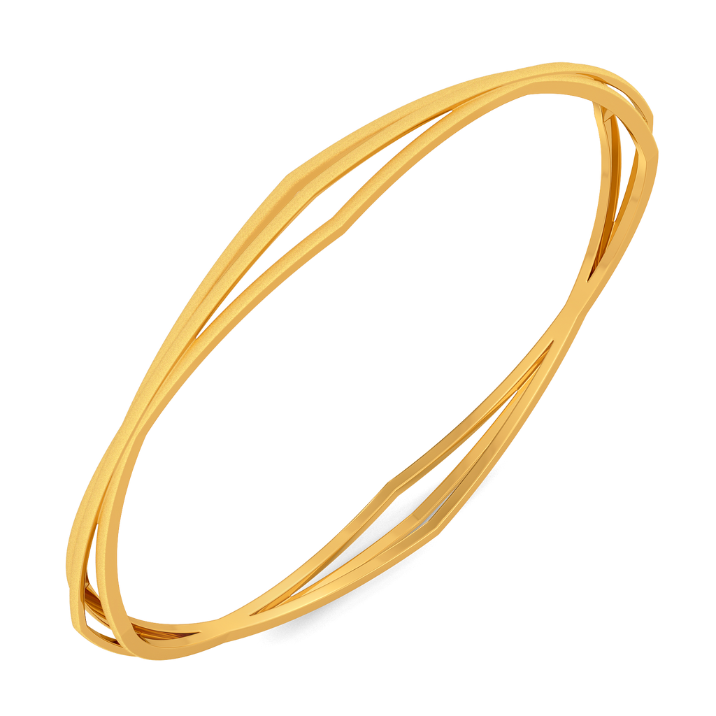 Function Meets Form Gold Bangles