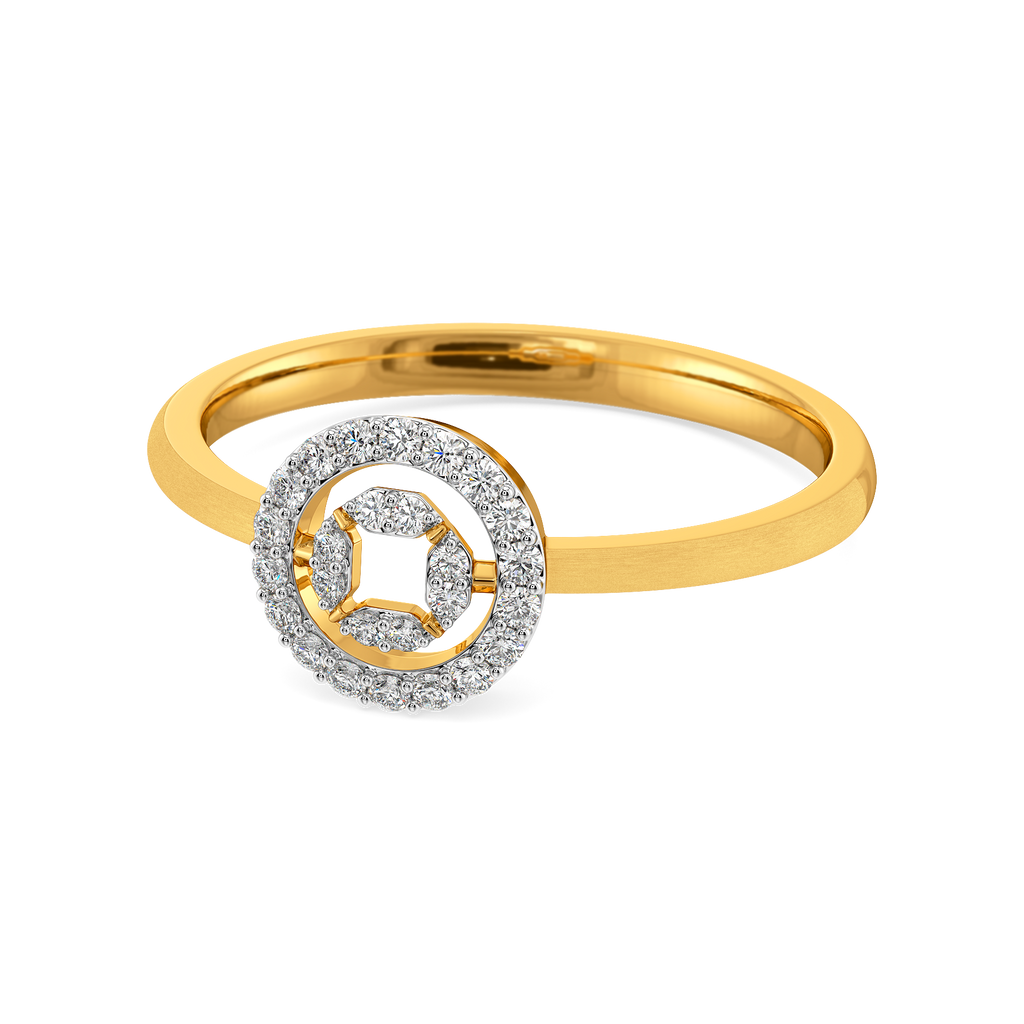 Gilded Gears Diamond Rings