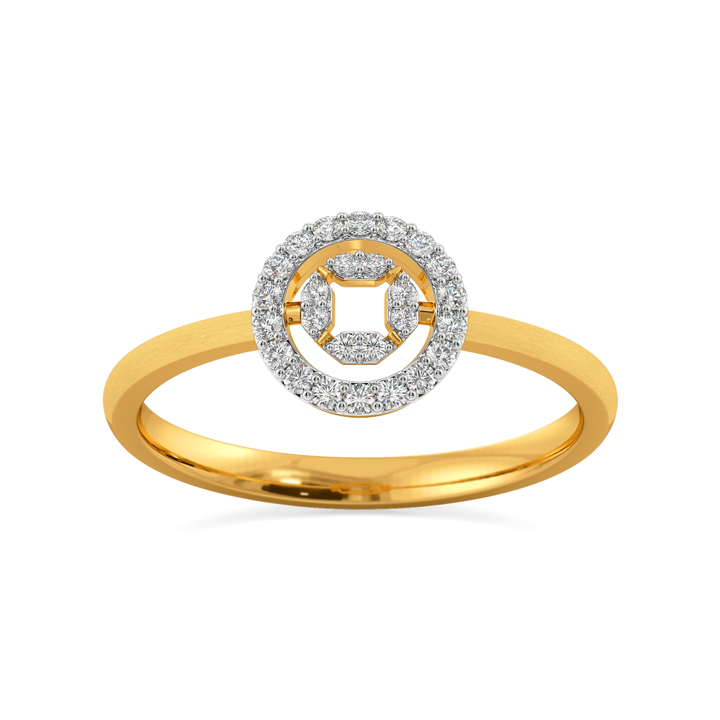 Gilded Gears Diamond Rings