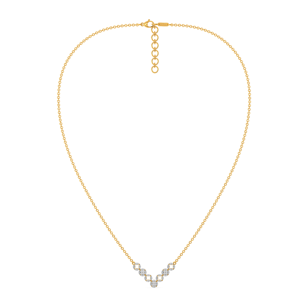 Gilded Gears Diamond Necklaces