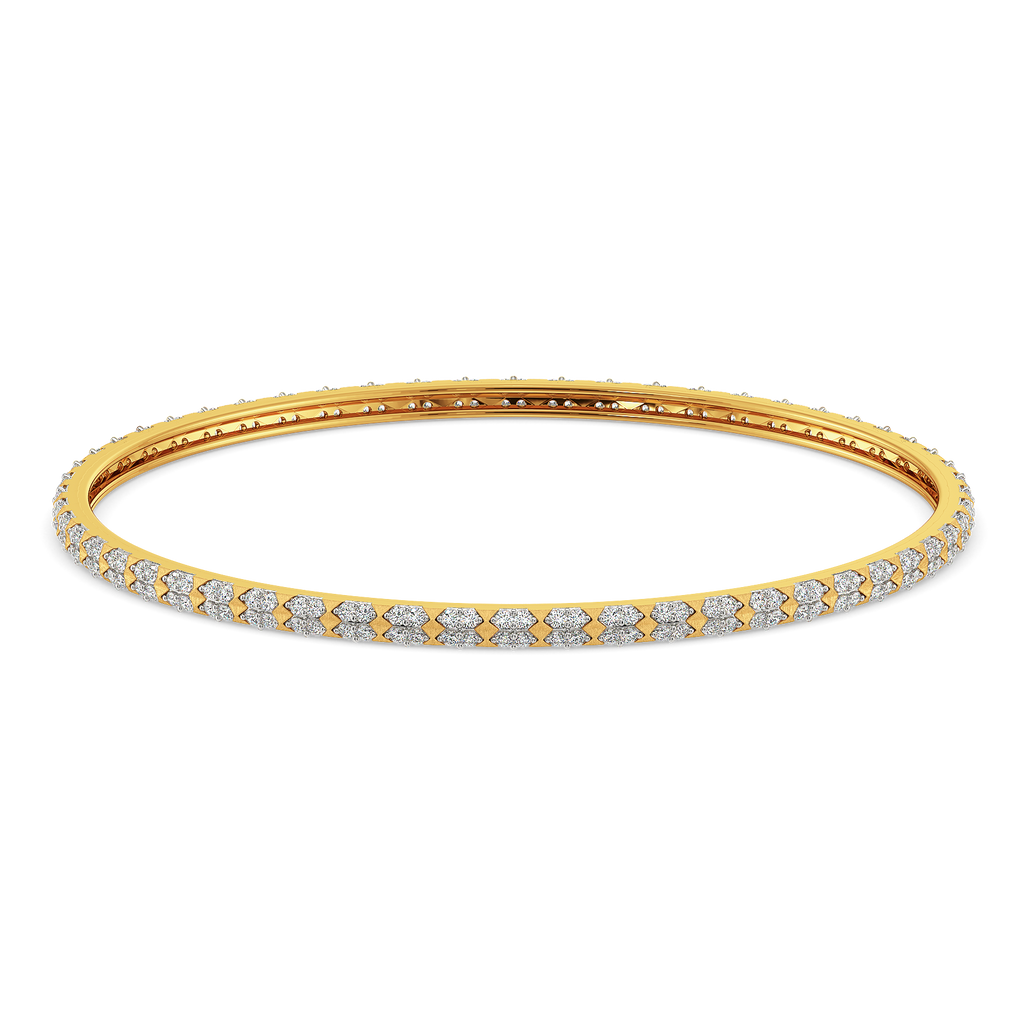 Modern Constructs Diamond Bangles