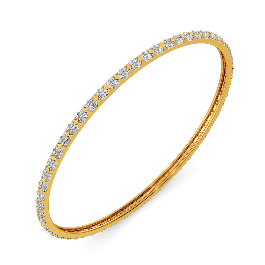 Modern Constructs Diamond Bangles