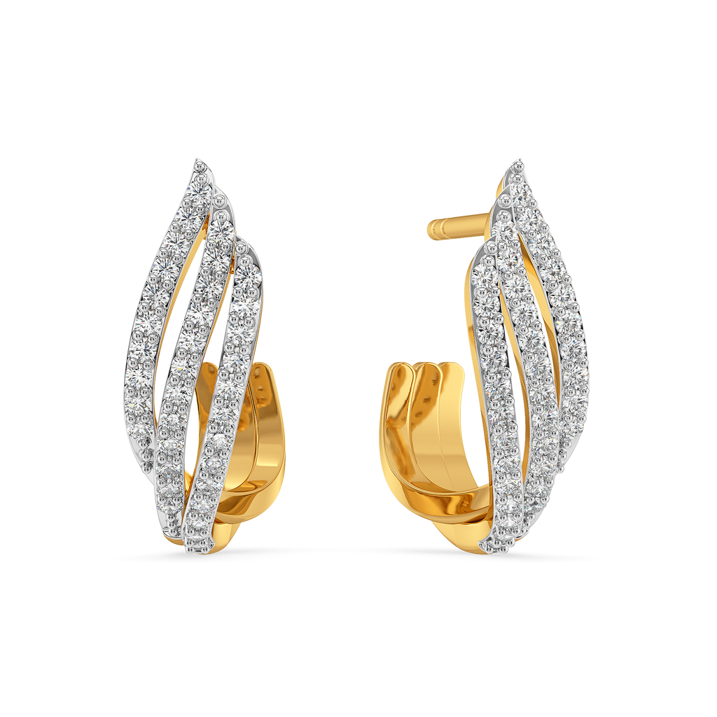 Power in Form Diamond Earrings