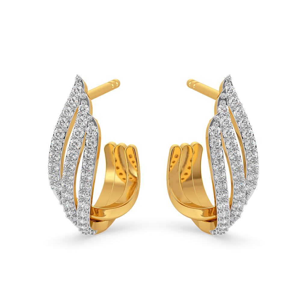 Power in Form Diamond Earrings
