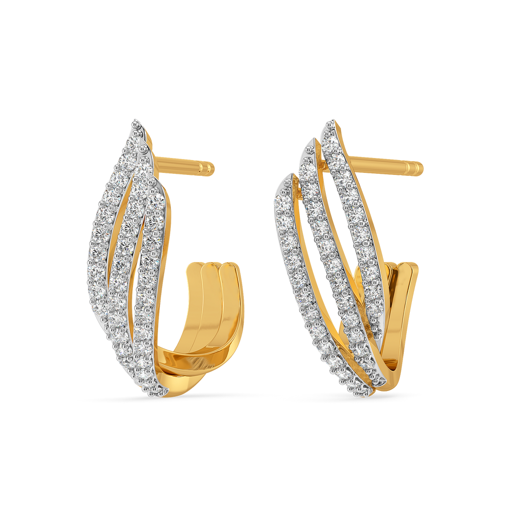 Power in Form Diamond Earrings