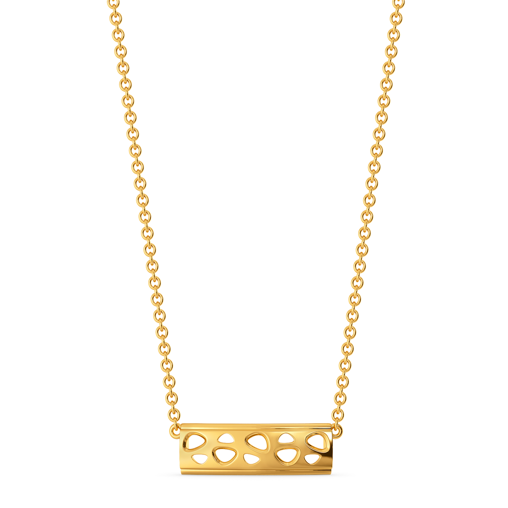 Ornate Facades Gold Necklaces