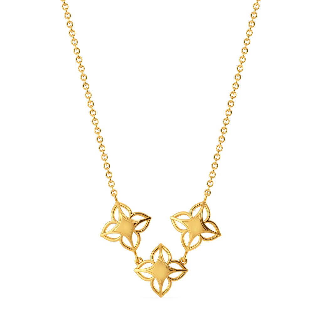 Patchwork Eclecticism Gold Necklaces
