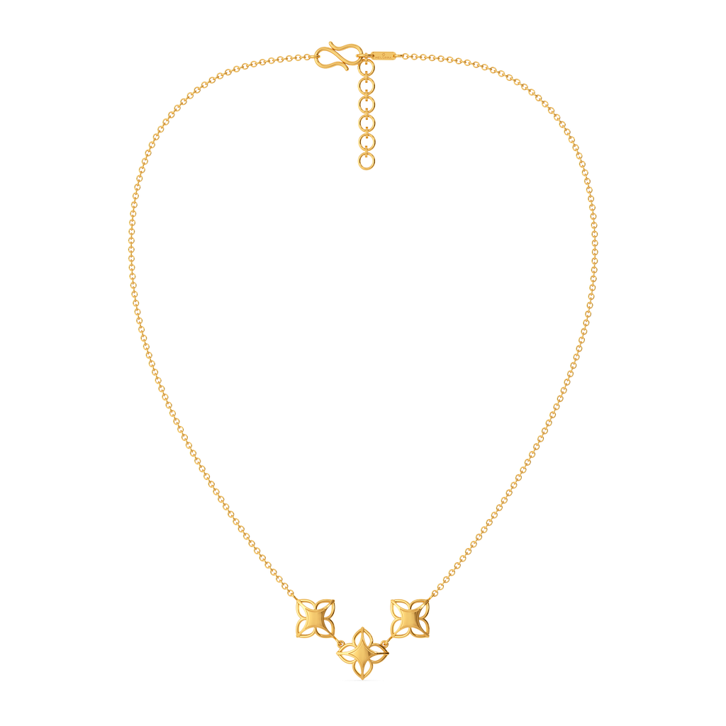 Patchwork Eclecticism Gold Necklaces