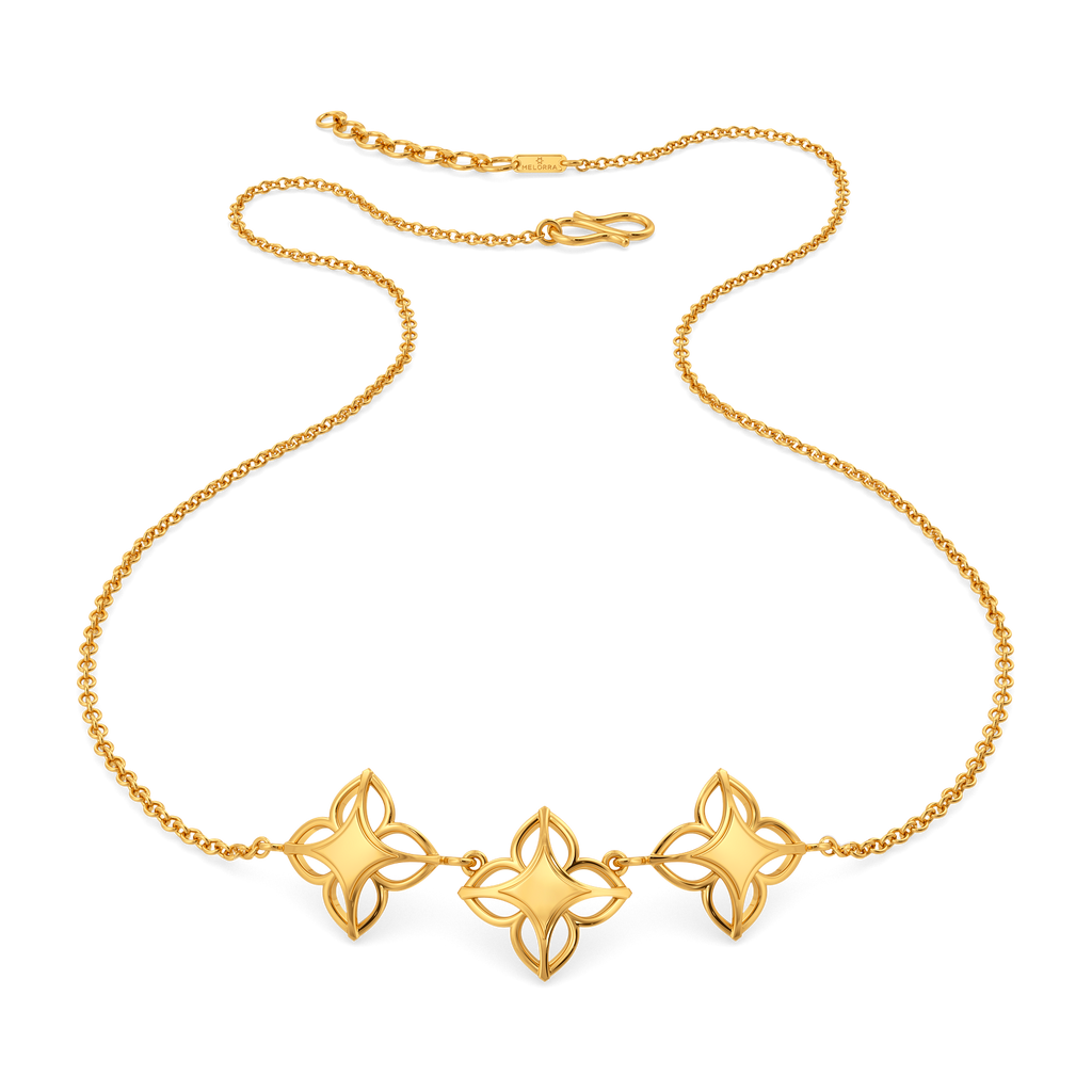 Patchwork Eclecticism Gold Necklaces