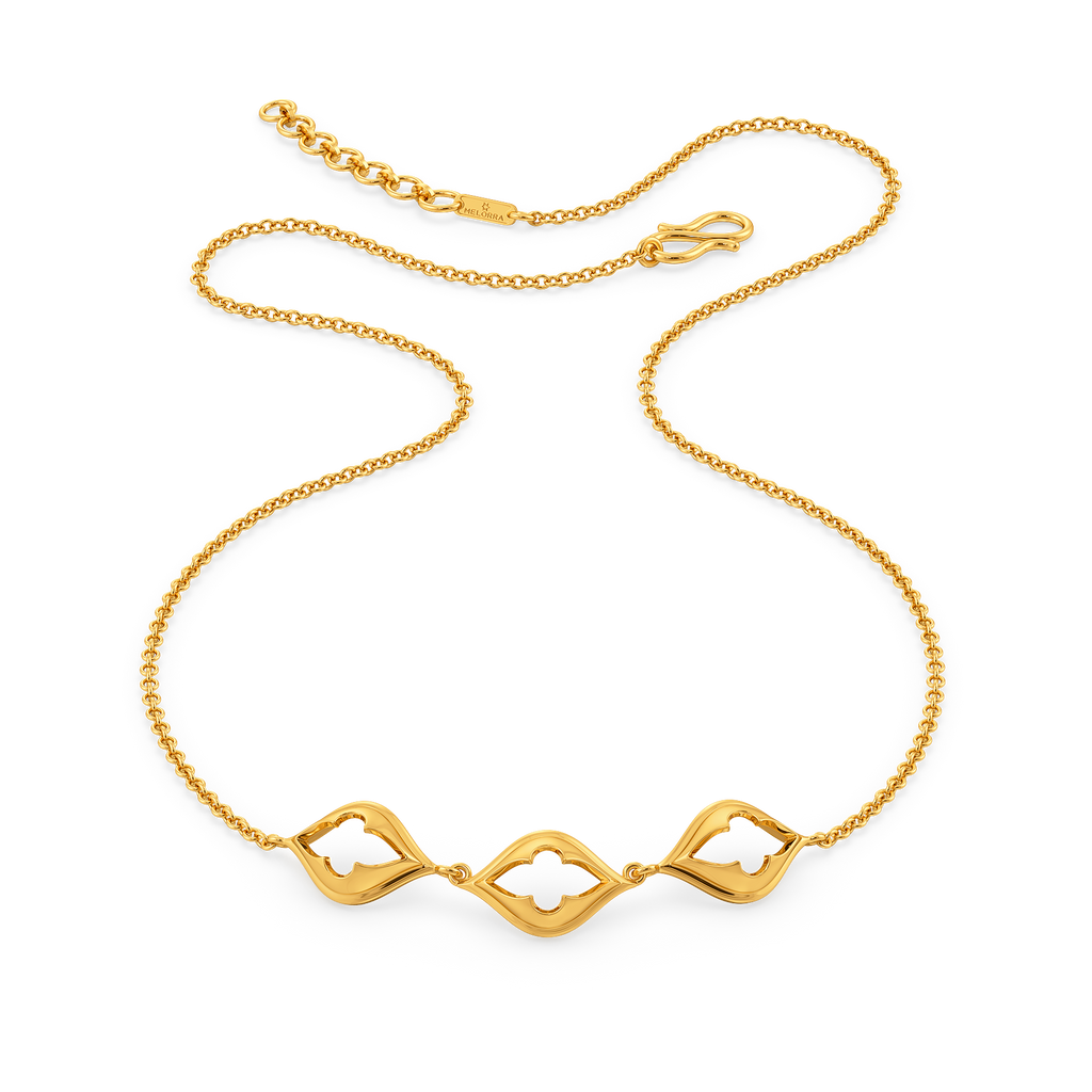 Party in Patchwork Gold Necklaces
