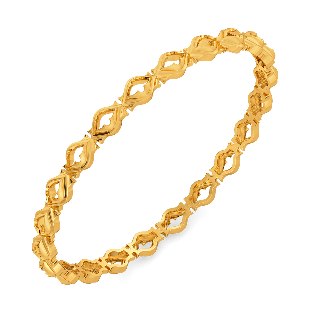 Party in Patchwork Gold Bangles
