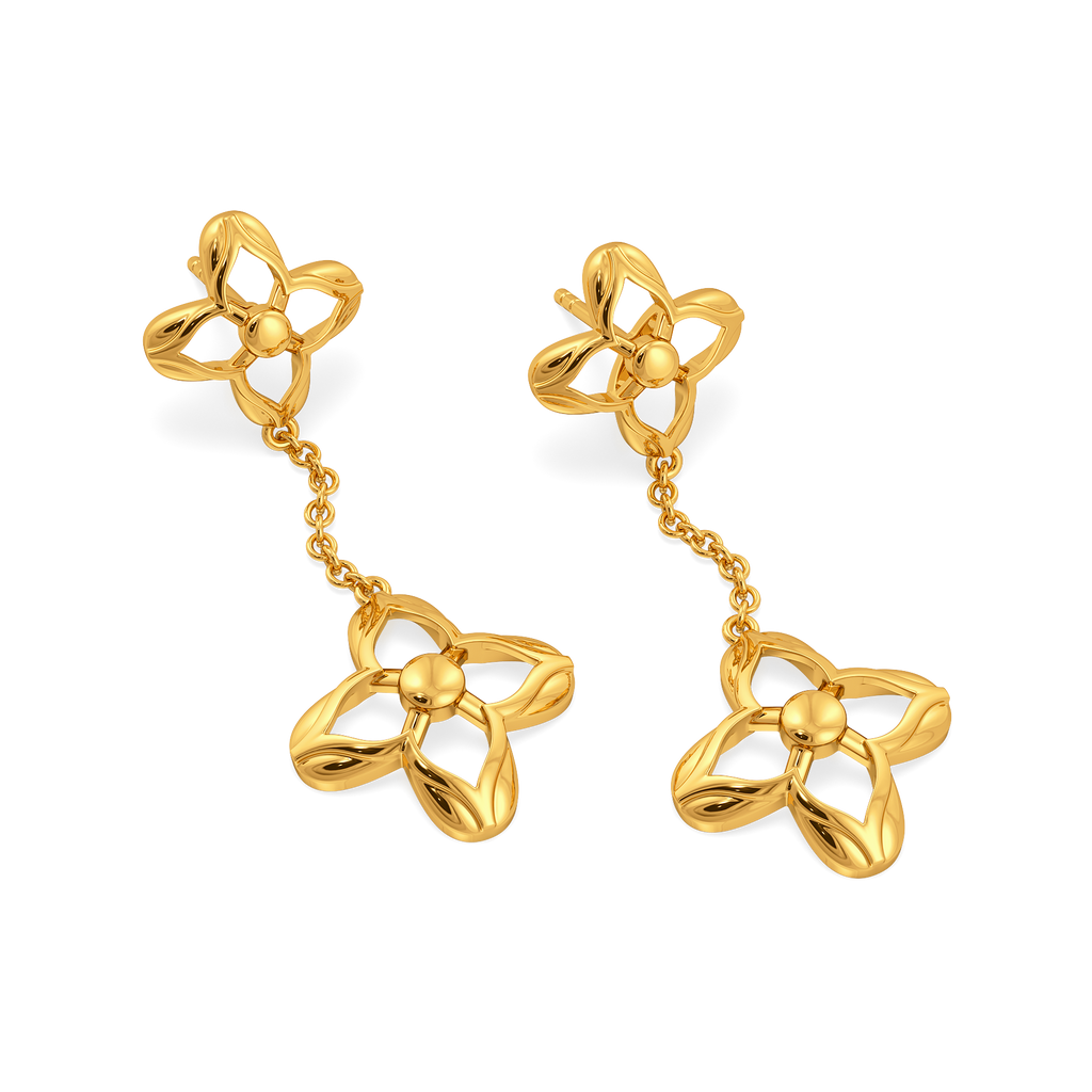 Mended With Love Gold Earrings