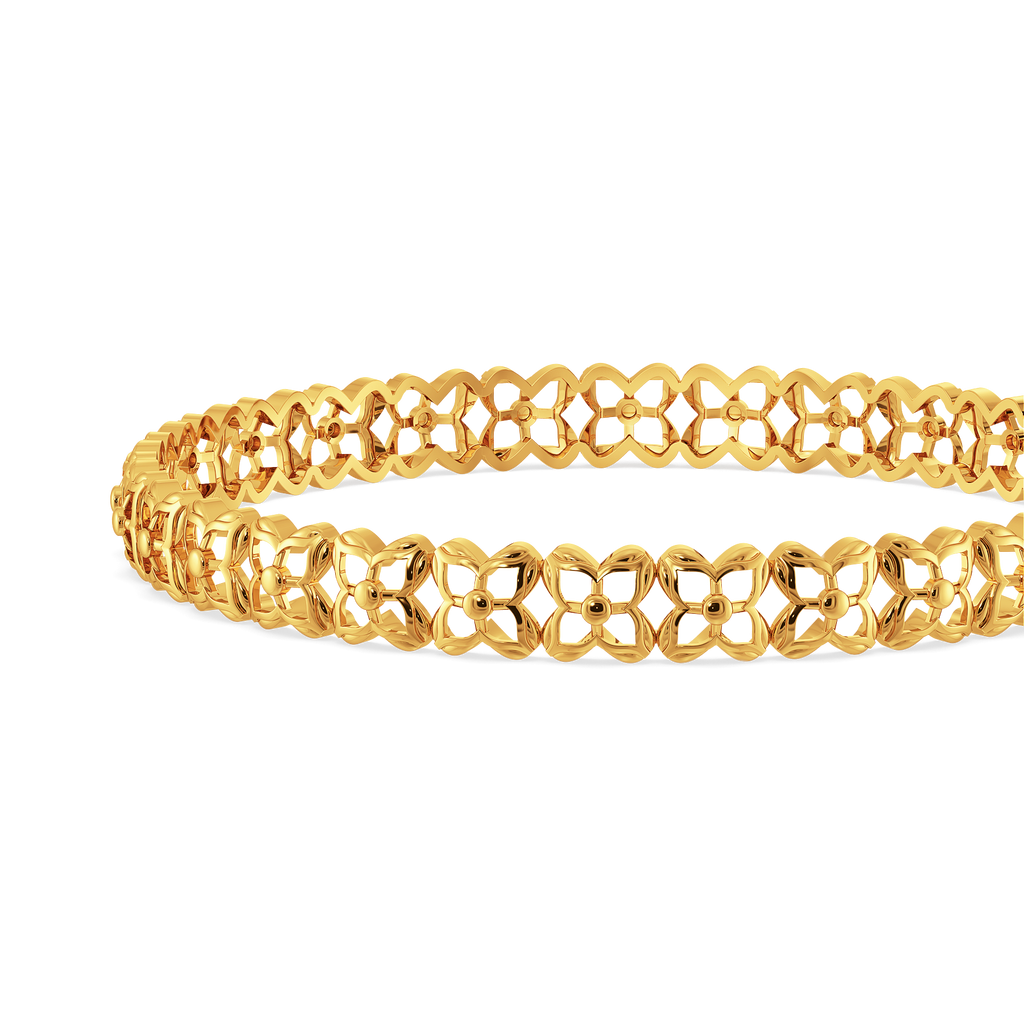 Mended With Love Gold Bangles