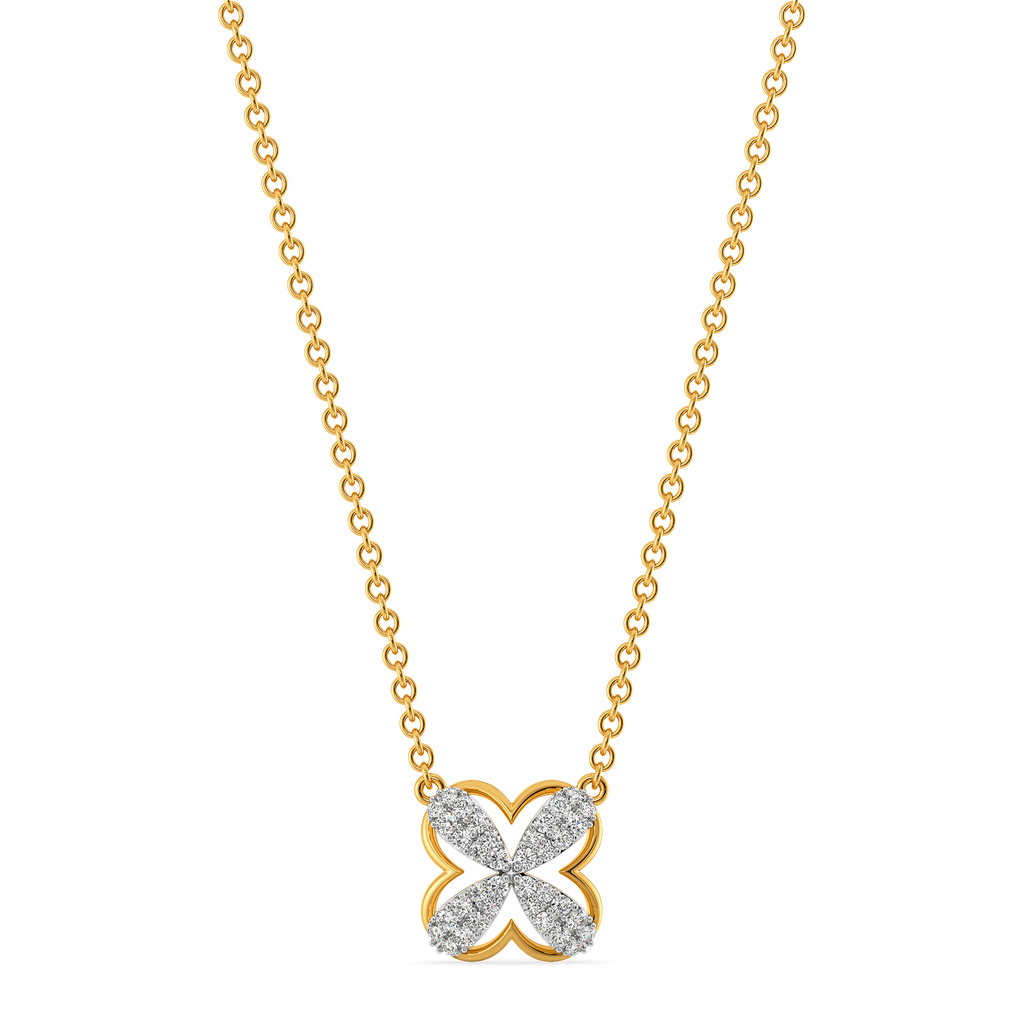 Topsy Turvy Diamond Necklaces