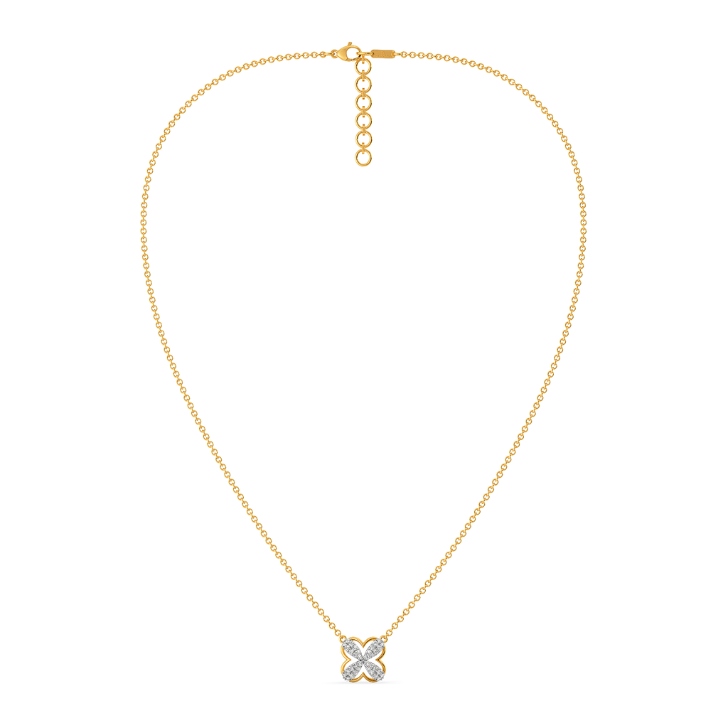 Topsy Turvy Diamond Necklaces