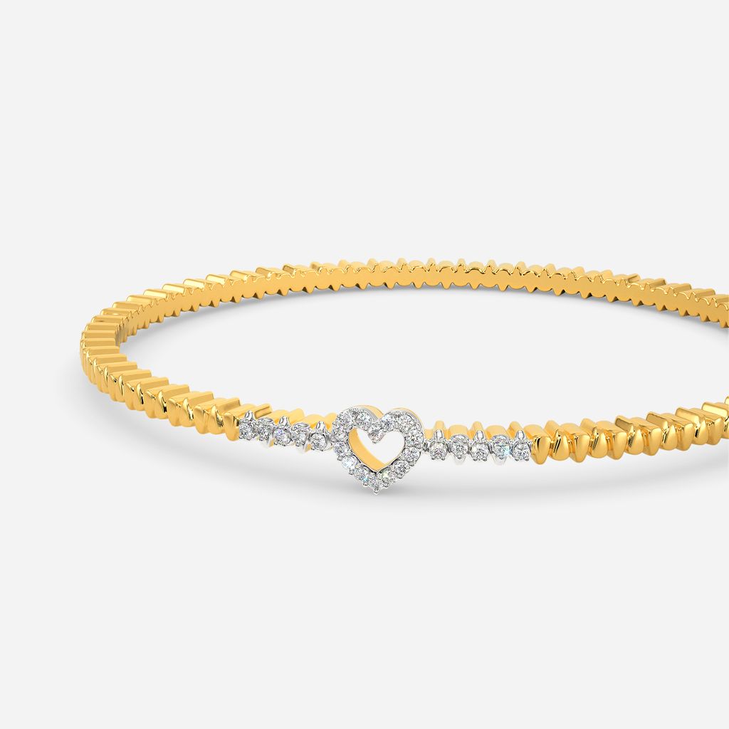 Zippered Love Diamond Bangles