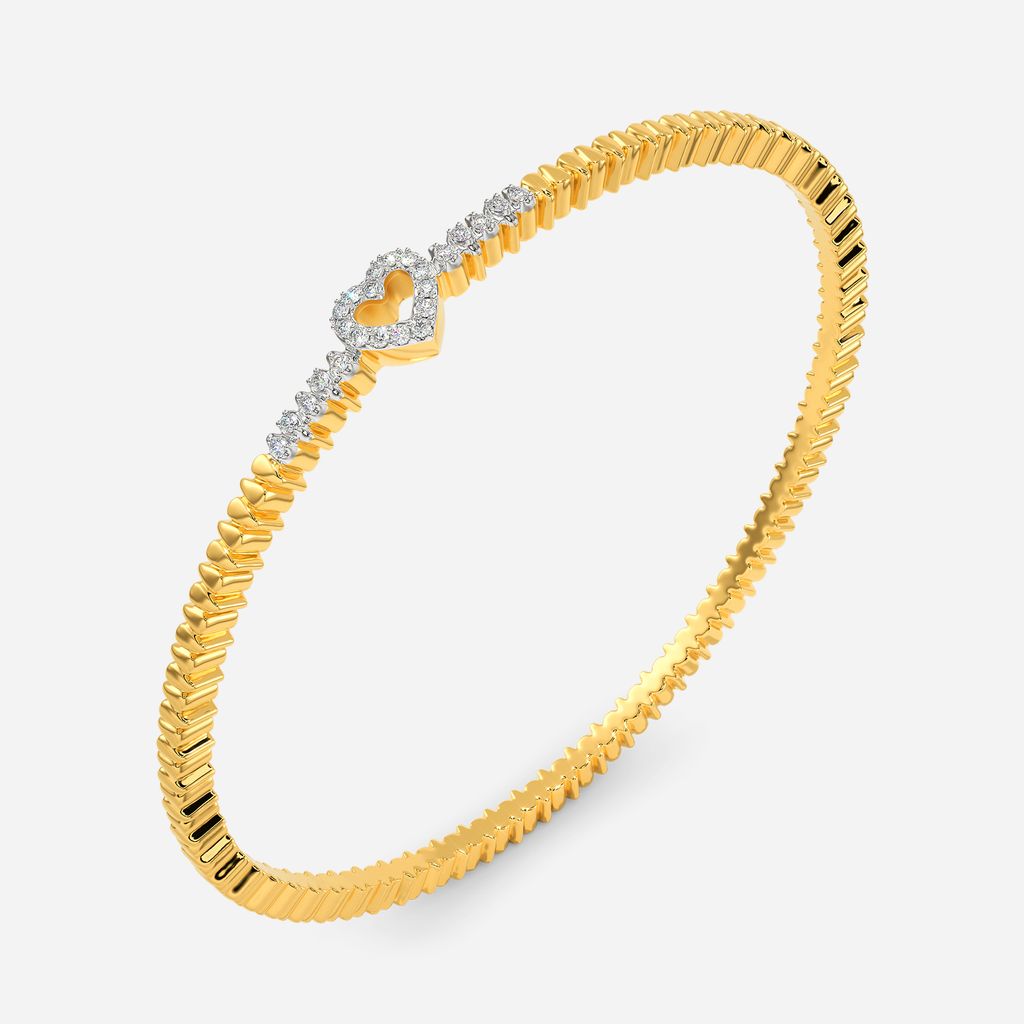 Zippered Love Diamond Bangles