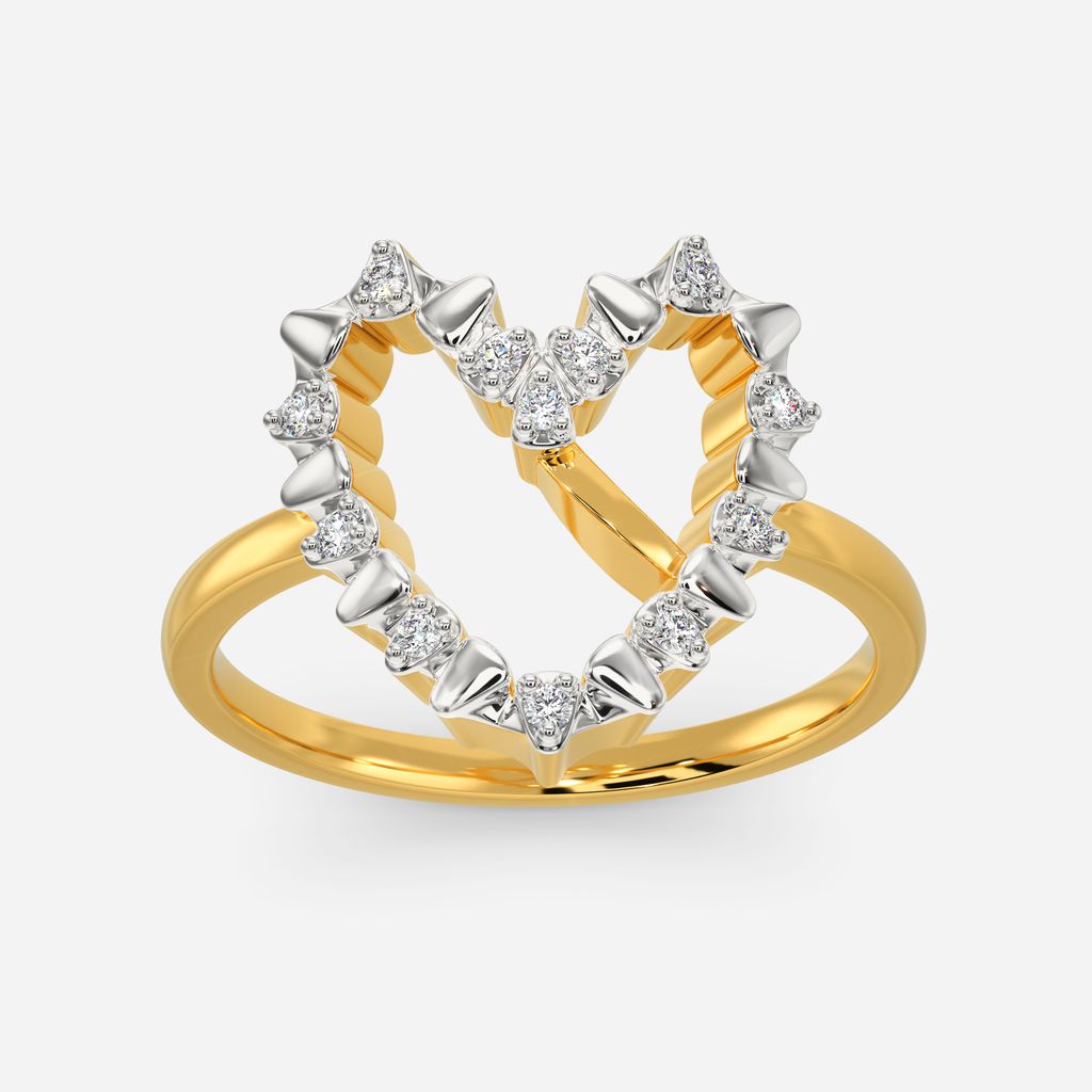 Zipped In Love Diamond Rings alternate view 3