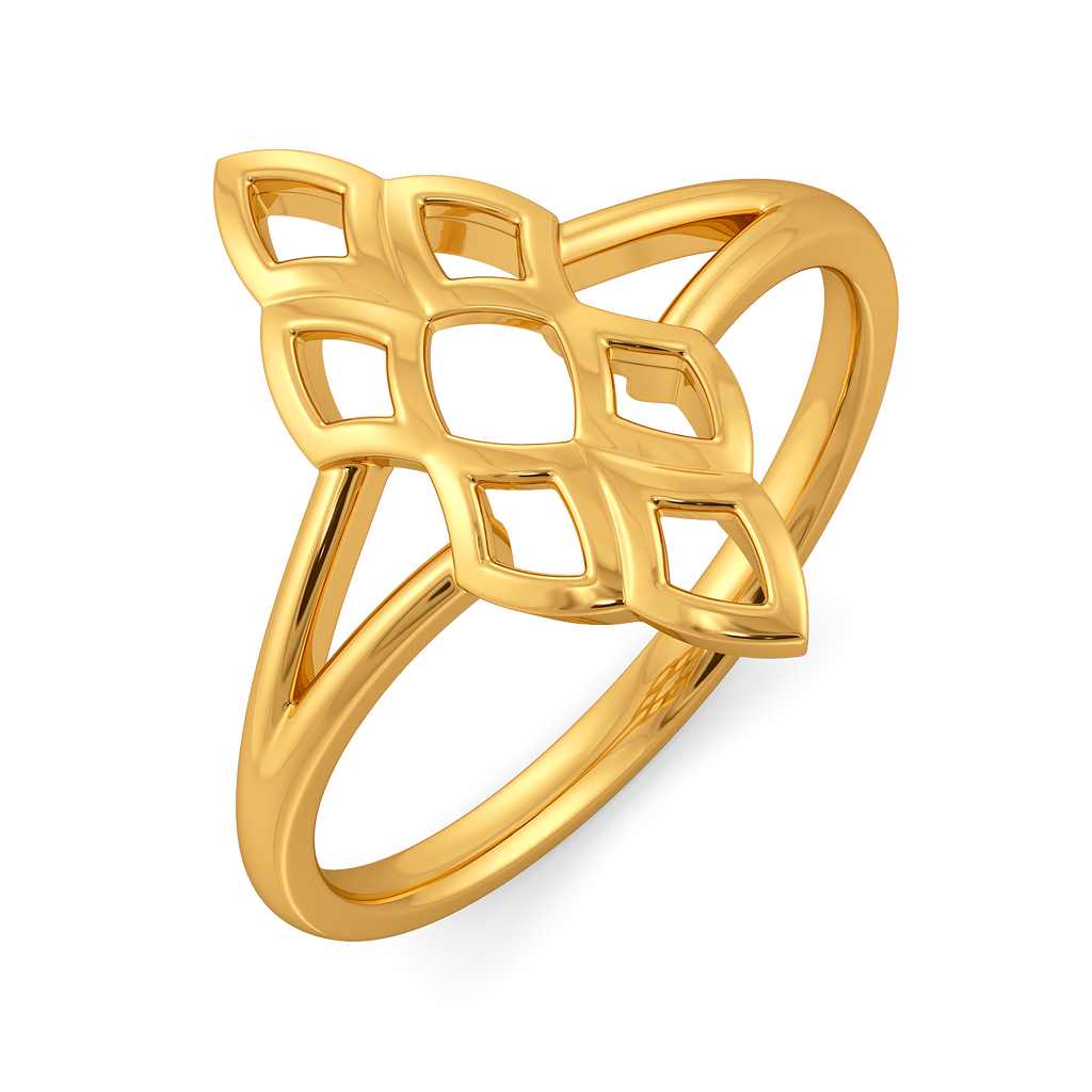Serpentine Allure  Gold Rings