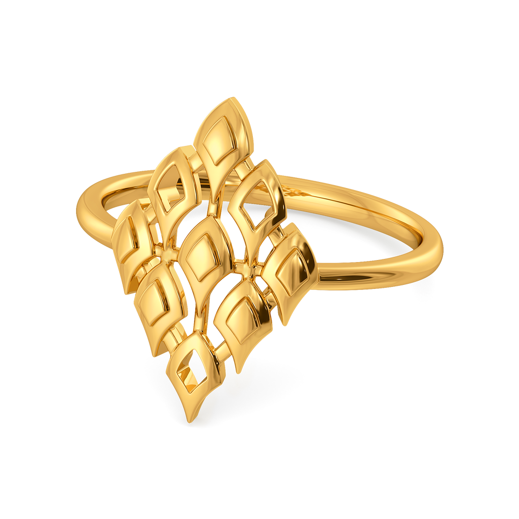 Serpentine Poise Gold Rings alternate view 2
