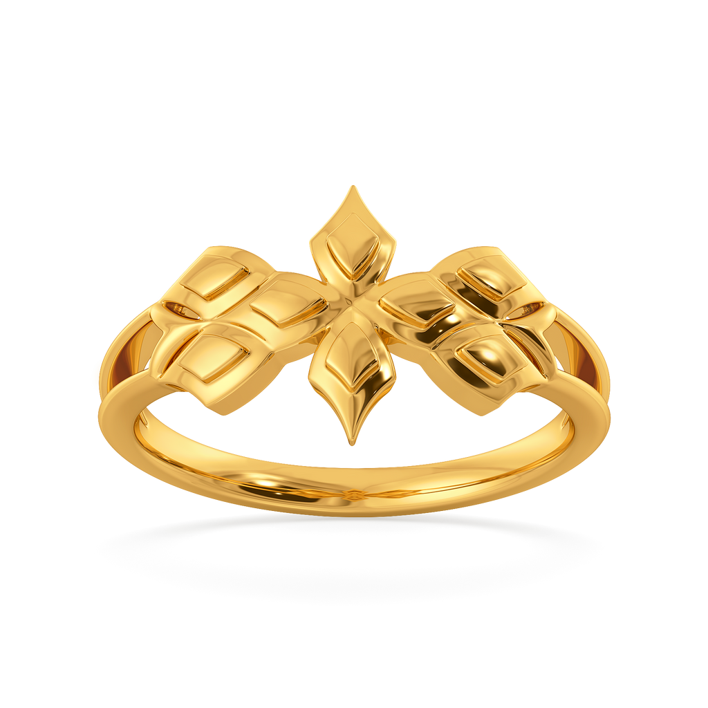 Poised in Scales Gold Rings alternate view 3