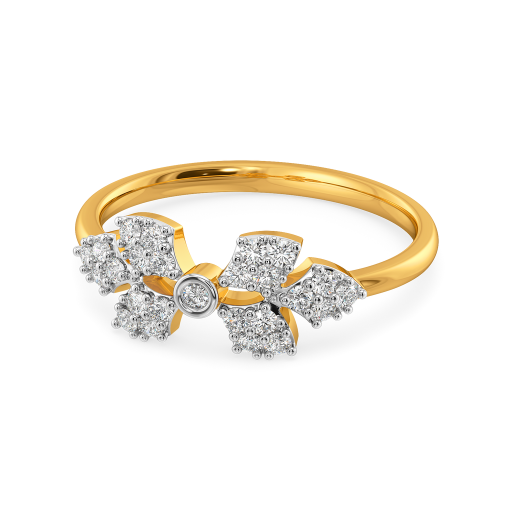 Serpentine Aura Diamond Rings alternate view 2