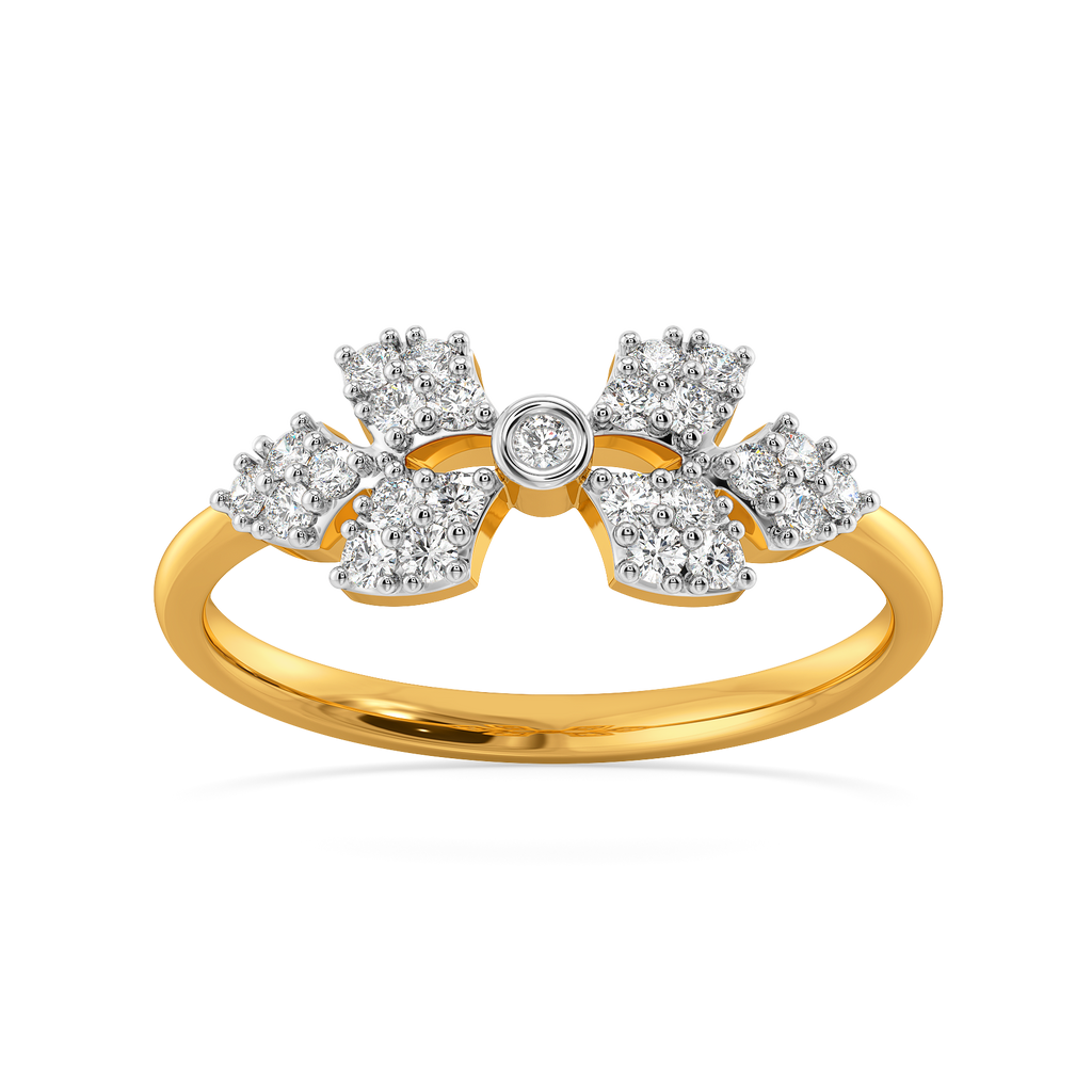 Serpentine Aura Diamond Rings alternate view 3