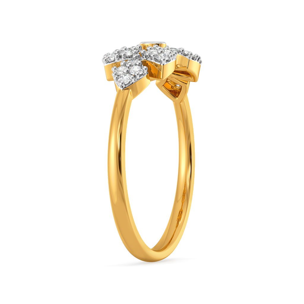 Serpentine Aura Diamond Rings image