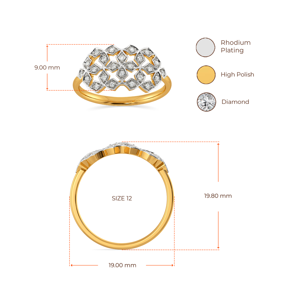 Serpentine Muse Diamond Rings image