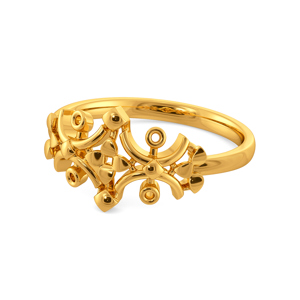 Dreamy Sheer Gold Rings