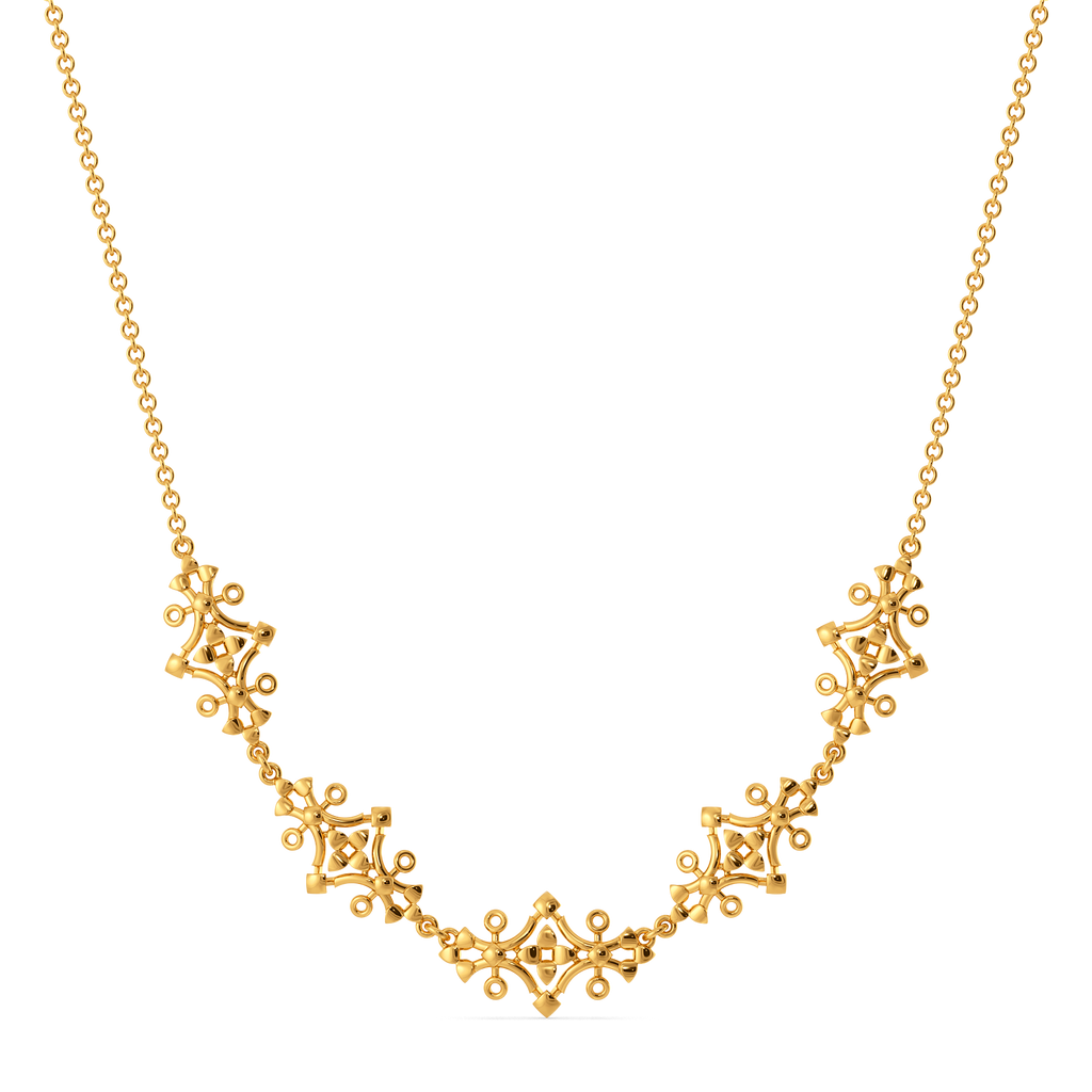 Dreamy Sheer Gold Necklaces